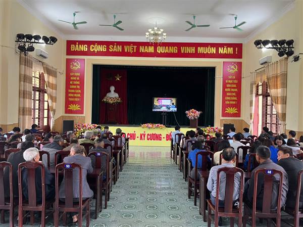 ĐOÀN ĐẠI BIỂU QUỐC HỘI THÀNH PHỐ HẢI PHÒNG TIẾP XÚC CỬ TRI BÁO CÁO KẾT QUẢ KỲ HỌP THỨ MƯỜI, QUỐC HỘI KHÓA XV. 