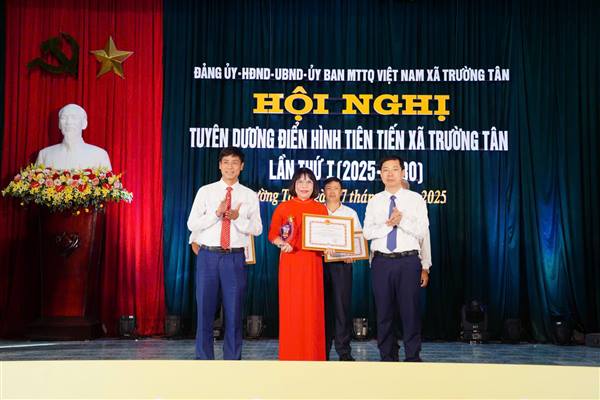 Trường Mầm non Đồng Quang Điểm sáng bậc học mầm non xã Trường Tân