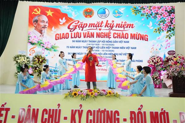 XÃ TRƯỜNG TÂN GẶP MẶT KỶ NIỆM 96 NĂM NGÀY THÀNH LẬP HỘI NÔNG DÂN VIỆT NAM, HỘI LIÊN HIỆP PHỤ NỮ VIỆT NAM VÀ 70 NĂM NGÀY TRUYỀN THỐNG HỘI LIÊN HIỆP THANH NIÊN VIỆT NAM