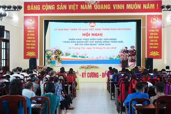 XÃ TRƯỜNG TÂN TRIỂN KHAI CUỘC VẬN ĐỘNG “TOÀN DÂN ĐOÀN KẾT XÂY DỰNG NÔNG THÔN MỚI, ĐÔ THỊ VĂN MINH”