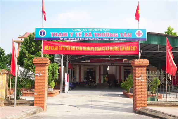 XÃ TRƯỜNG TÂN SẴN SÀNG TỔ CHỨC KHÁM SƠ TUYỂN SỨC KHỎE NGHĨA VỤ QUÂN SỰ NĂM 2027
