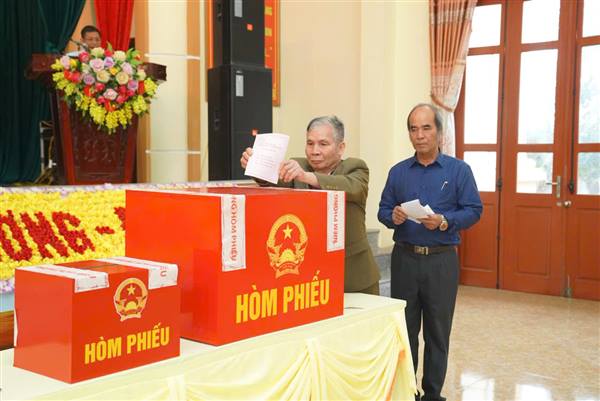 Trường Tân: 25 khu vực bỏ phiếu khai mạc bầu cử đại biểu Quốc hội khóa XVI và đại biểu HĐND các cấp nhiệm kỳ 2026–2031