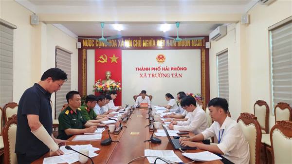 Xã Trường Tân sơ kết thực hiện mô hình chính quyền địa phương 2 cấp.