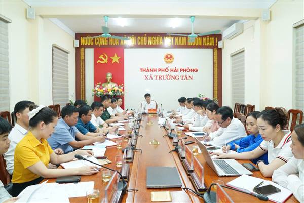Xã Trường Tân tổ chức Hội nghị Ban Chấp hành Đảng bộ lần thứ 19.