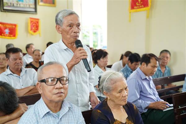 Xã Trường Tân tổ chức tiếp xúc cử tri trước kỳ họp thứ ba HĐND xã khóa II, Nhiệm kỳ 2026-2031.