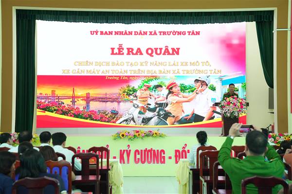 TRƯỜNG TÂN TRIỂN KHAI CHIẾN DỊCH ĐÀO TẠO KỸ NĂNG LÁI XE MÔ TÔ, XE GẮN MÁY AN TOÀN