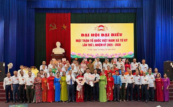 MTTQ xã tổ chức thành công đại hội lần thứ nhất nhiệm kỳ 2025–2030