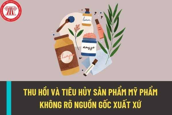 V/v xử lý vị thuốc cổ truyền Hà thủ ô đỏ chế
vi phạm chất lượng mức độ 2, đình chỉ lưu
hành, thu hồi và tiêu hủy mỹ phẩm vi phạm