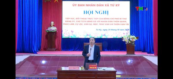 THÔNG BÁO
Kết luận tại Hội nghị tiếp xúc đối thoại trực tiếp của đồng chí
Phó Bí thư Đảng ủy, Chủ tịch UBND xã với nhân dân các thôn Quàn,
Phúc Lâm, Cự Lộc, Văn Sự, Mép, Trúc Văn và Vạn Tải