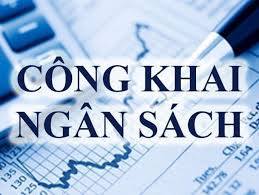 Thông báo công khai dự toán ngân sách trên địa bàn xã