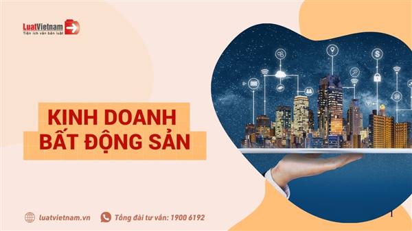 THÔNG BÁO
Về việc phổ biến một số quy định của pháp luật
trong lĩnh vực kinh doanh Bất động sản