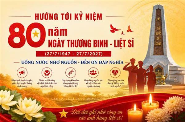 Tứ Kỳ triển khai các hoạt động hướng tới kỷ niệm 80 năm Ngày Thương binh - Liệt sĩ 27/7/2027
