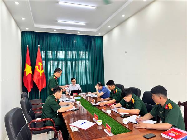 Chi bộ Quân sự xã Tứ Kỳ ra nghị quyết lãnh đạo thực hiện nhiệm vụ tháng 4 năm 2026