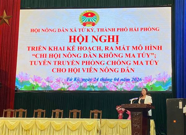 Tứ Kỳ: Ra mắt mô hình “Chi hội Nông dân không ma túy”