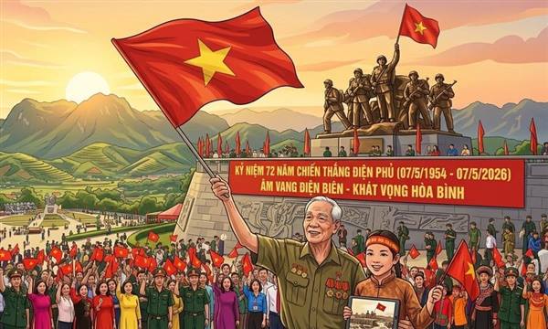 Kỷ niệm 72 năm Chiến thắng Điện Biên Phủ (7/5/1954 - 7/5/2026): Bản anh hùng ca thời đại Hồ Chí Minh
