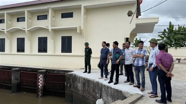Trạm bơm tiêu Cự Lộc phát huy hiệu quả sau đầu tư, đảm bảo tiêu thoát nước mùa mưa 