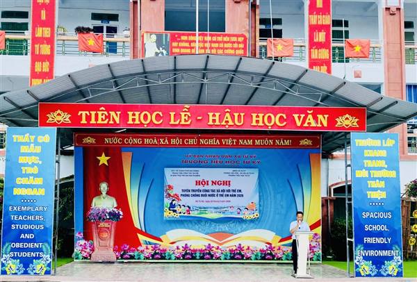 Tứ Kỳ tuyên truyền phòng, chống đuối nước cho học sinh trước kỳ nghỉ hè 2026