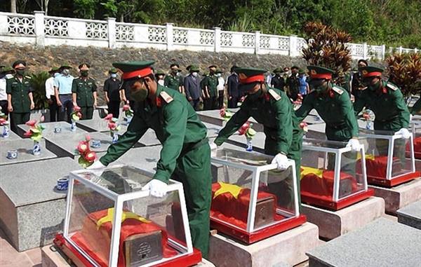 Hưởng ứng Chiến dịch “500 ngày đêm đẩy mạnh thực hiện tìm kiếm, quy tập và xác định danh tính hài cốt liệt sĩ”