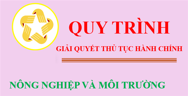 Công khai quy trình nội bộ giải quyết thủ tục hành chính lĩnh vực nông nghiệp và môi trường