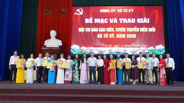 Lan tỏa “ngọn lửa” tư tưởng từ Hội thi Báo cáo viên, tuyên truyền viên giỏi xã Tứ Kỳ năm 2026
