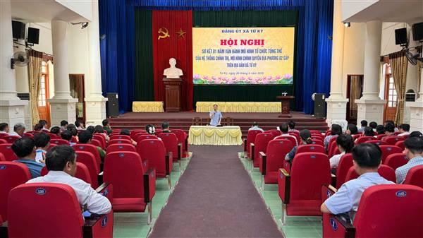 Tứ Kỳ sau 01 năm vận hành mô hình chính quyền địa phương 02 cấp: Tinh gọn bộ máy, nâng cao hiệu lực quản trị, từng bước xây dựng nền hành chính phục vụ Nhân dân