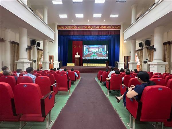 Tứ Kỳ tham dự Hội nghị trực tuyến triển khai công tác phòng thủ dân sự năm 2026