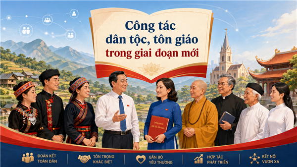 Tăng cường quán triệt, tuyên truyền và thực hiện chủ trương của Đảng về công tác dân tộc, tôn giáo