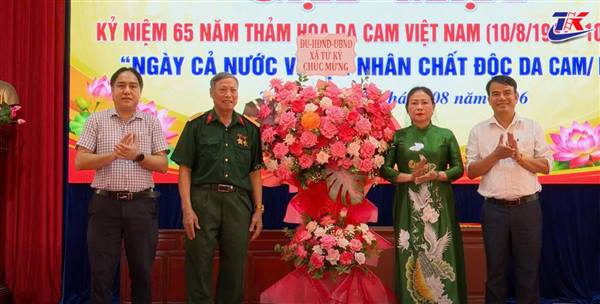 Hội nạn nhân chất độc da cam dioxin xã Tứ Kỳ kỷ niệm 65 năm Thảm họa da cam ở Việt Nam