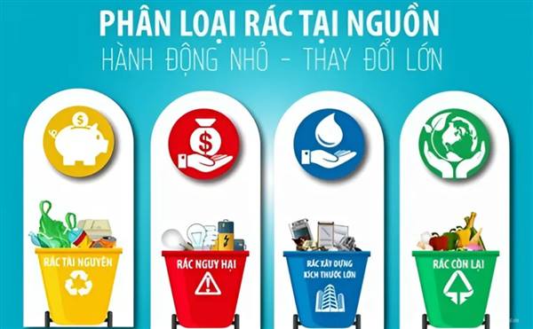 Tứ Kỳ tăng cường phân loại chất thải rắn sinh hoạt tại nguồn tại các cơ sở y tế