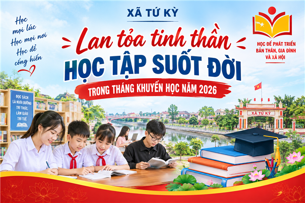 Lan tỏa tinh thần học tập suốt đời trong tháng khuyến học năm 2026