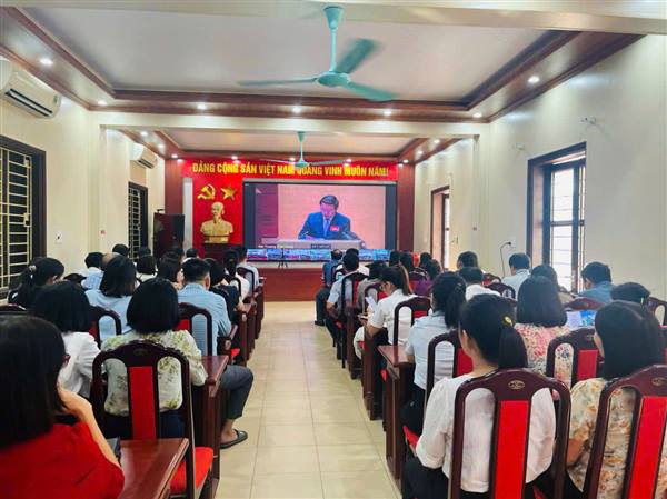 Tứ Kỳ: 1.850 cán bộ, đảng viên học tập, quán triệt nghị quyết, chỉ thị của Bộ Chính trị”