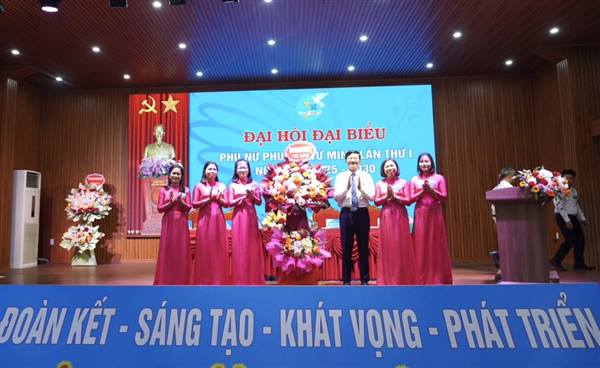 Hội liên hiệp phụ nữ phường Tứ Minh tổ chức Đại hội Đại biểu phụ nữ lần thứ I, nhiệm kỳ 2025-2030