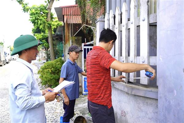 6 hộ dân còn lại nằm trong Dự án cải tạo, nâng cấp tuyến đường Vũ Mạnh Hùng, phường Tứ Minh đã đồng thuận thực hiện kiểm đếm, đo đạc và hiến đất phục vụ Dự án