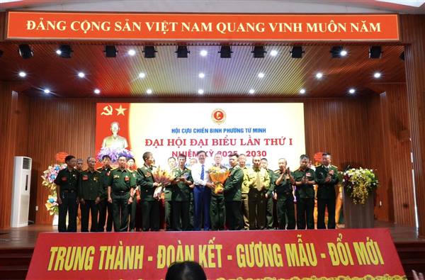 Hội Cựu chiến binh phường Tứ Minh tổ chức Đại hội Đại biểu lần thứ I, nhiệm kỳ 2025-2030