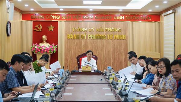 Phường Tứ Minh triển khai các nội dung chuẩn bị cho bầu cử Quốc hội khóa XVI và HĐND các cấp