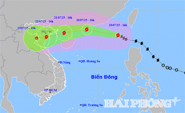 Chủ động ứng phó với bão số 3 trên địa bàn phường Tứ Minh