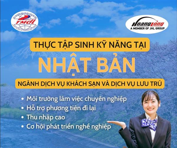 Cơ hội cho thực tập sinh nam đi thực tập kỹ thuật tại Nhật Bản -Đợt 3 năm 2025