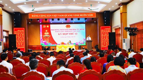 HĐND phường Tứ Minh tổ chức kỳ họp thứ 12, khóa XXII, nhiệm kỳ 2021 – 2026