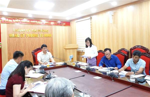 Ủy ban MTTQ Việt Nam phường Tứ Minh tổ chức hội nghị triển khai kế hoạch tổ chức Đại hội Đại biểu MTTQ phường lần thứ I, nhiệm kỳ 2025-2030