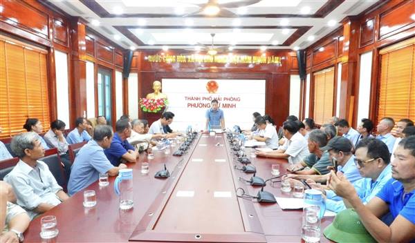 UBND phường Tứ Minh tuyên truyền công tác giải phóng mặt bằng dự án KCN Đại AN mở rộng giai đoạn 2