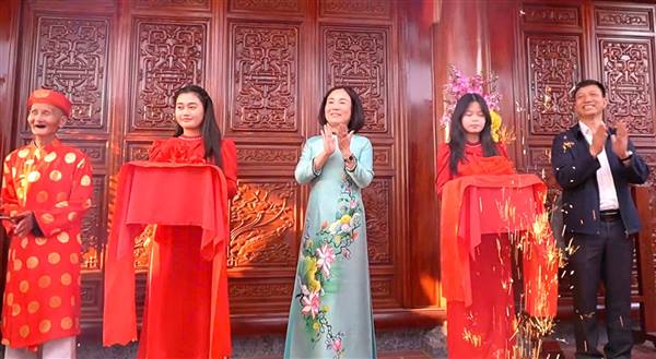 Tổ dân phố Đồng Tranh khánh thành đình Đồng Tranh
