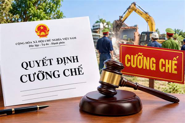 Phường Tứ Minh: Quyết định cưỡng chế thu hồi đất thuộc hành lang an toàn giao thông đối với hộ ông Nguyễn Trọng Tiến Tổ dân phố Trung Lộc 