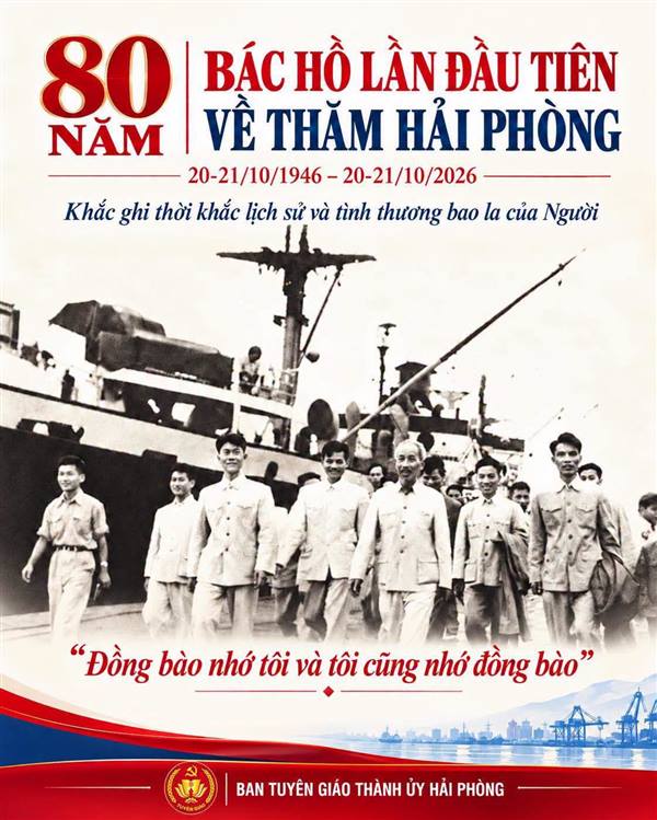 80 NĂM BÁC HỒ LẦN ĐẦU TIÊN VỀ THĂM HẢI PHÒNG: KHẮC GHI THỜI KHẮC LỊCH SỬ VÀ TÌNH THƯƠNG BAO LA CỦA LÃNH TỤ