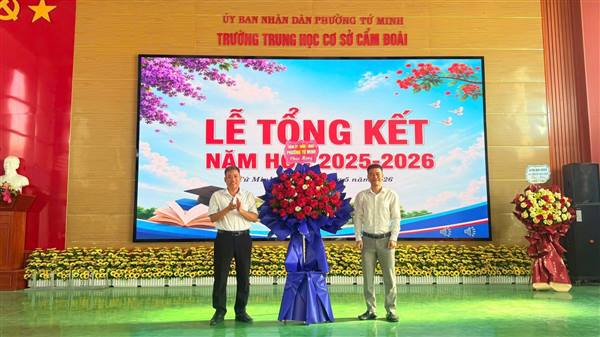 Những hình ảnh từ lễ tổng kết năm học 2025-2026 của trường THCS Cẩm Đoài