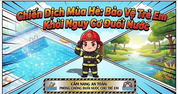 Chiến dịch mùa hè: Bảo vệ trẻ em khỏi nguy cơ đuối nước