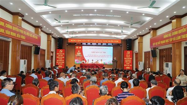 Phường Tứ Minh tiếp xúc cử tri trước kỳ họp thường lệ giữa năm 2026 HĐND phường khóa XXIII
