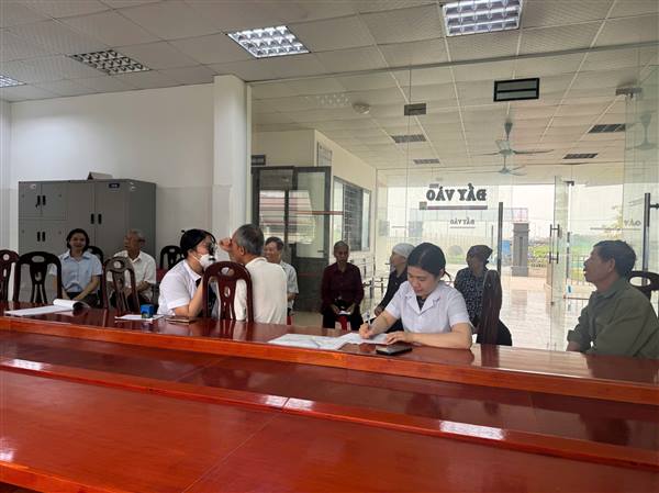 Thông báo về việc tổ chức khám sức khỏe cho người cao tuổi trên địa bàn phường