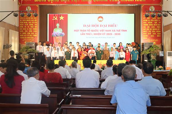 Đại hội đại biểu MTTQ Việt Nam xã Tuệ Tĩnh lần thứ I, nhiệm kỳ 2025 – 2030