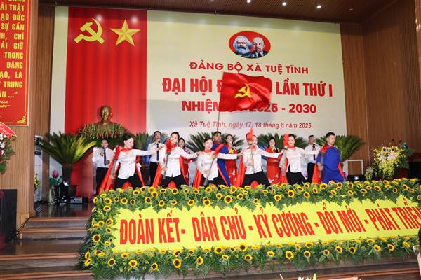 ĐẠI HỘI ĐẠI BIỂU ĐẢNG BỘ XÃ TUỆ TĨNH LẦN THỨ I, NHIỆM KỲ 2025 – 2030