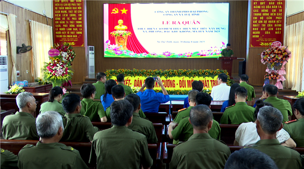 Lễ ra quân thực hiện cao điểm xây dựng địa bàn không ma túy năm 2025